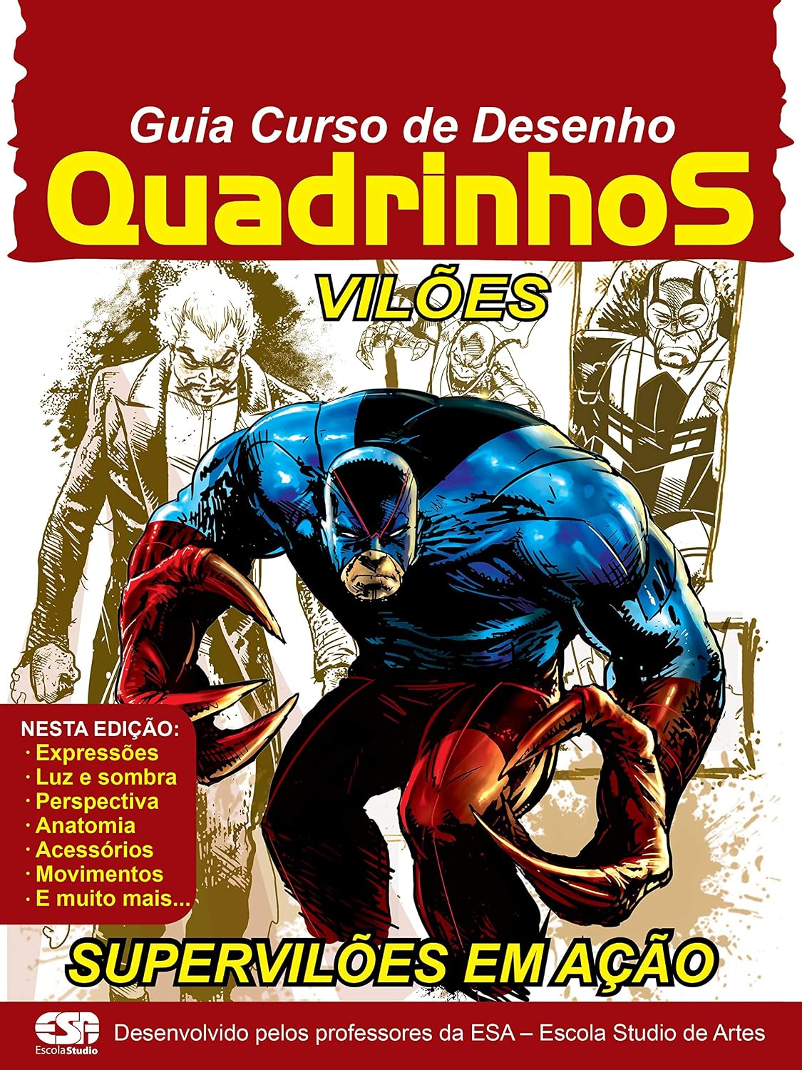 Guia curso de desenho - Quadrinhos - Vilões baixar livro de graça