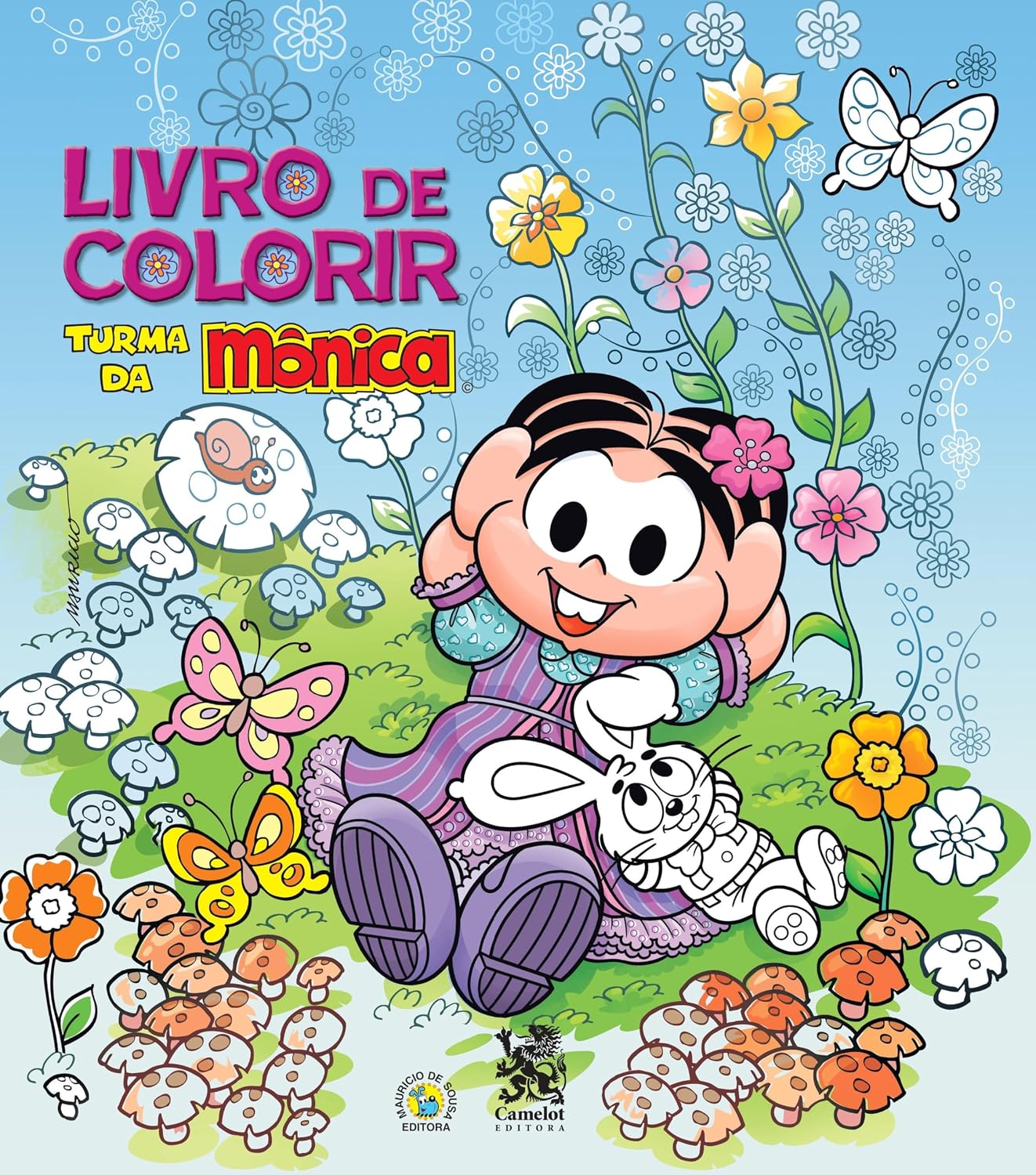 Turma da Mônica Livro para Colorir