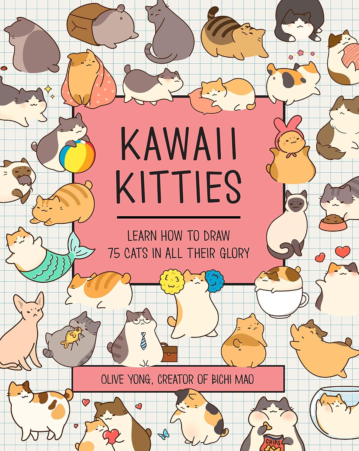 ler totalmente Mini Kawaii Kitties: Learn How to Draw 75 Cats in All Their Glory (Kawaii Doodle) (English Edition)