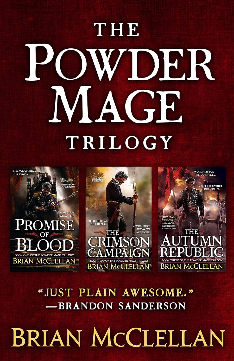 ler totalmente The Powder Mage Trilogy: Promise of Blood, The Crimson Campaign, The Autumn Republic (English Edition)