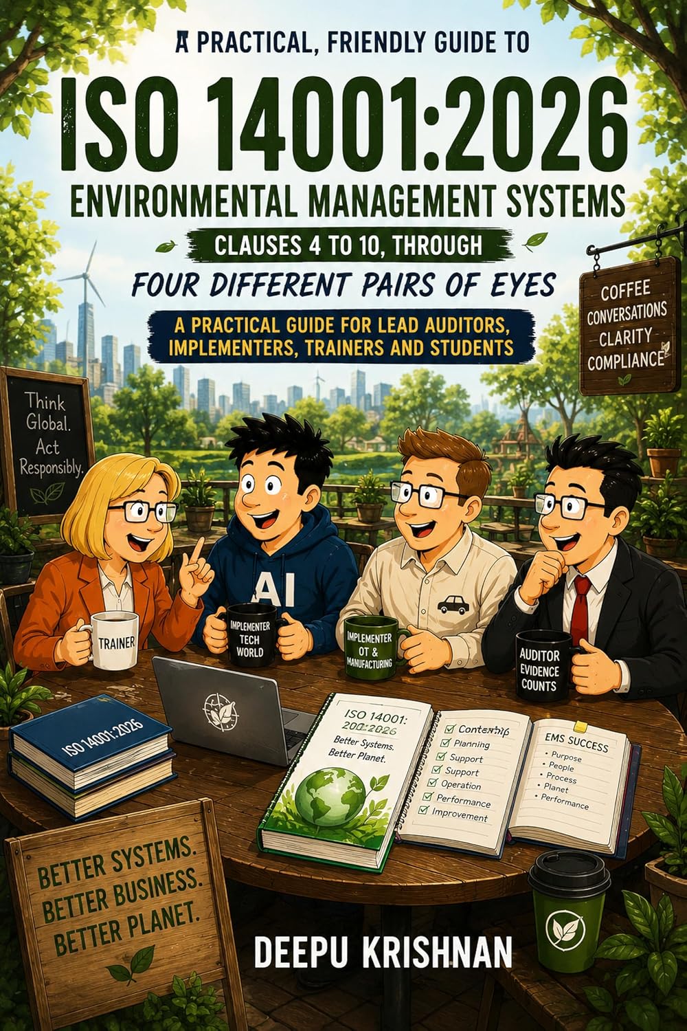 ISO 14001:2026 Environmental Management Systems: Clauses 4 to 10, Through Four Different Pairs of Eyes (For Every Tom, Dick, Harry and Sally Series) (English Edition)