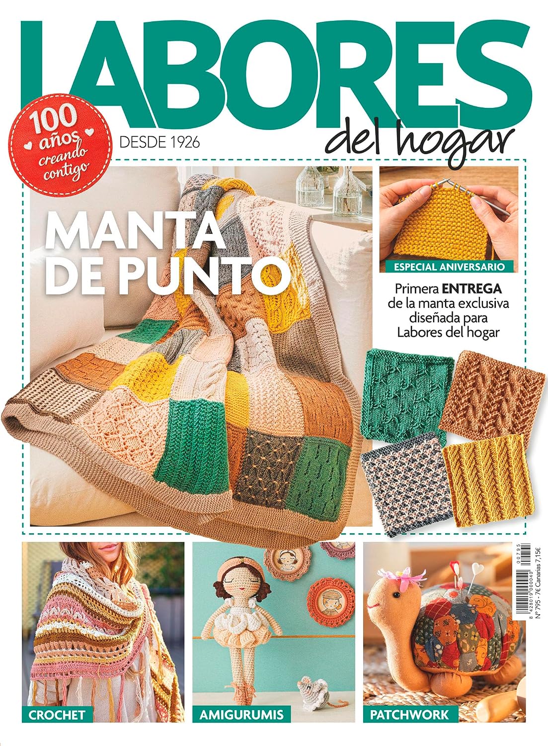 Labores #795 | MANTA DE PUNTO (Spanish Edition) baixar o livro de graça