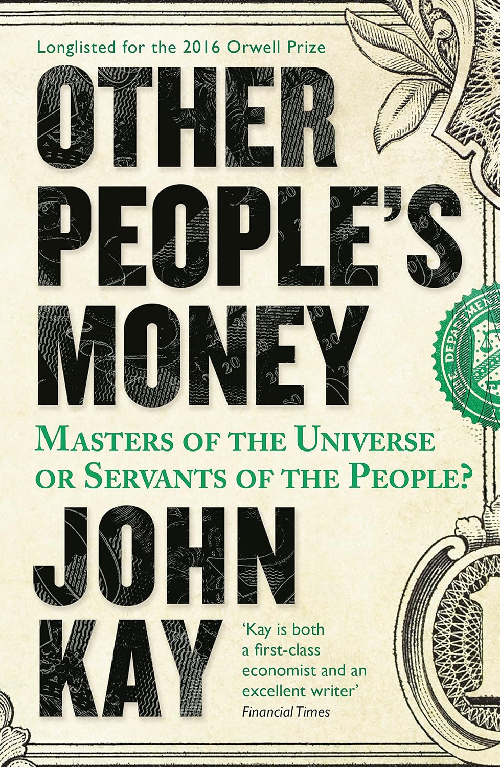 capítulo por capítulo baixar Other People's Money: Masters of the Universe or Servants of the People?
