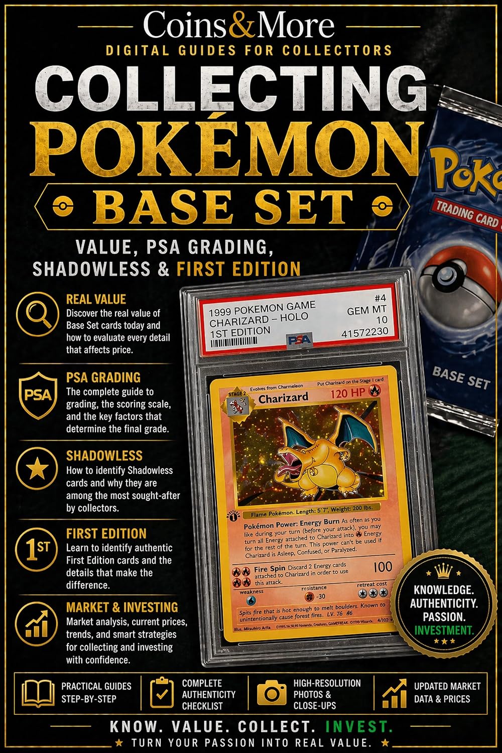 Collecting Pokémon Base Set: Shadowless, First Edition, PSA Grading and Real Value – Complete Guide: An independent unofficial collector's guide (English Edition) baixar livro de graça