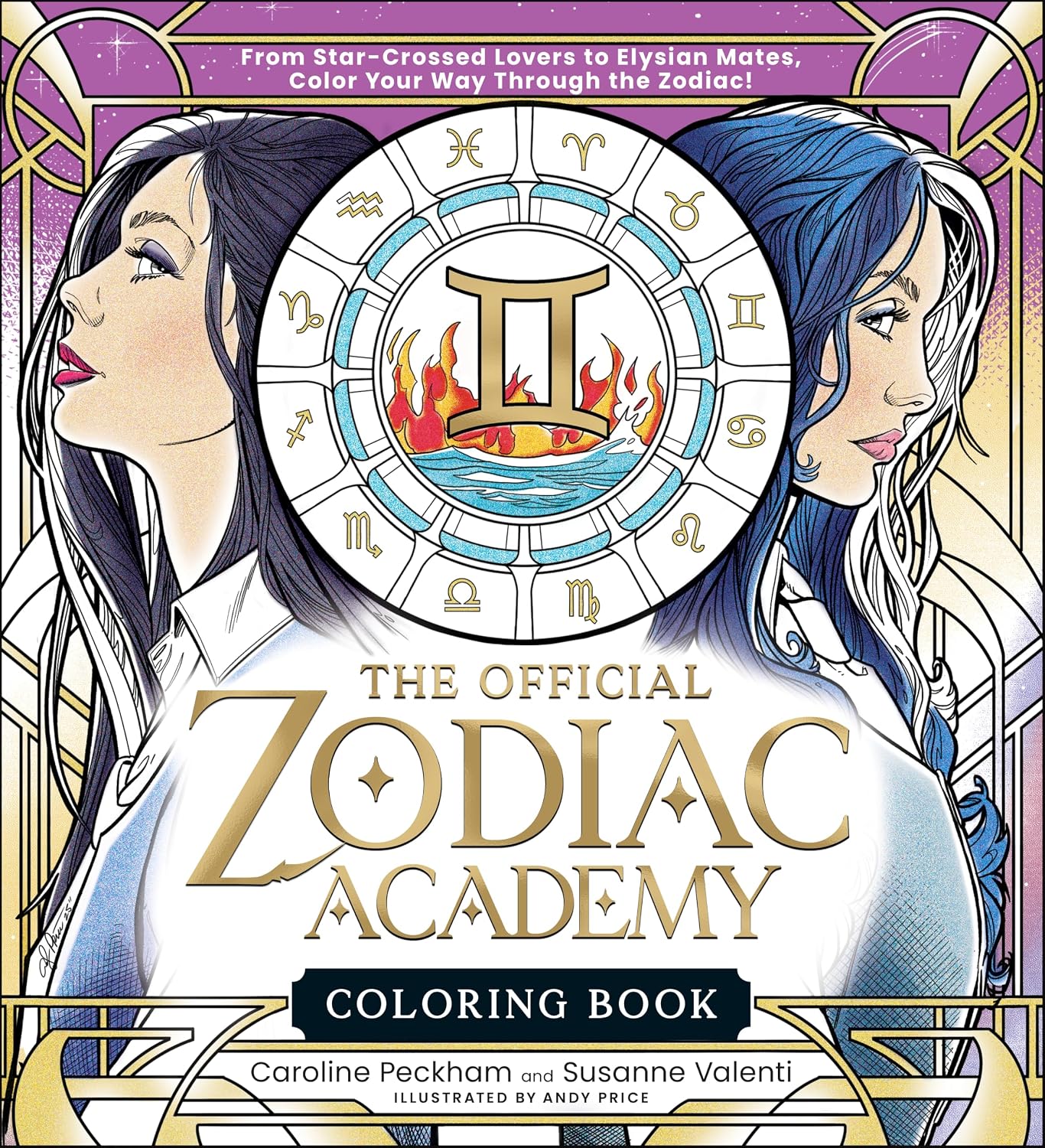 The Official Zodiac Academy Coloring Book: From Star-Crossed Lovers to Elysian Mates, Color Your Way Through the Zodiac! baixar o livro de graça