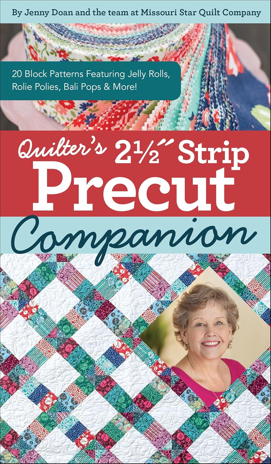 ler totalmente Quilter's 2-1/2" Strip Precut Companion: 20 Block Patterns Featuring JellyRolls, Rolie Polies, Bali Pops & More! (English Edition)