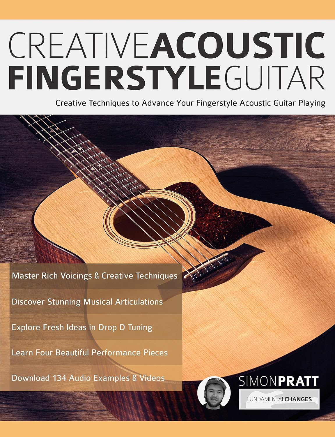 ler totalmente Creative Acoustic Fingerstyle Guitar: Creative Techniques to Advance Your Fingerstyle Acoustic Guitar Playing (Learn How to Play Acoustic Guitar) (English Edition)