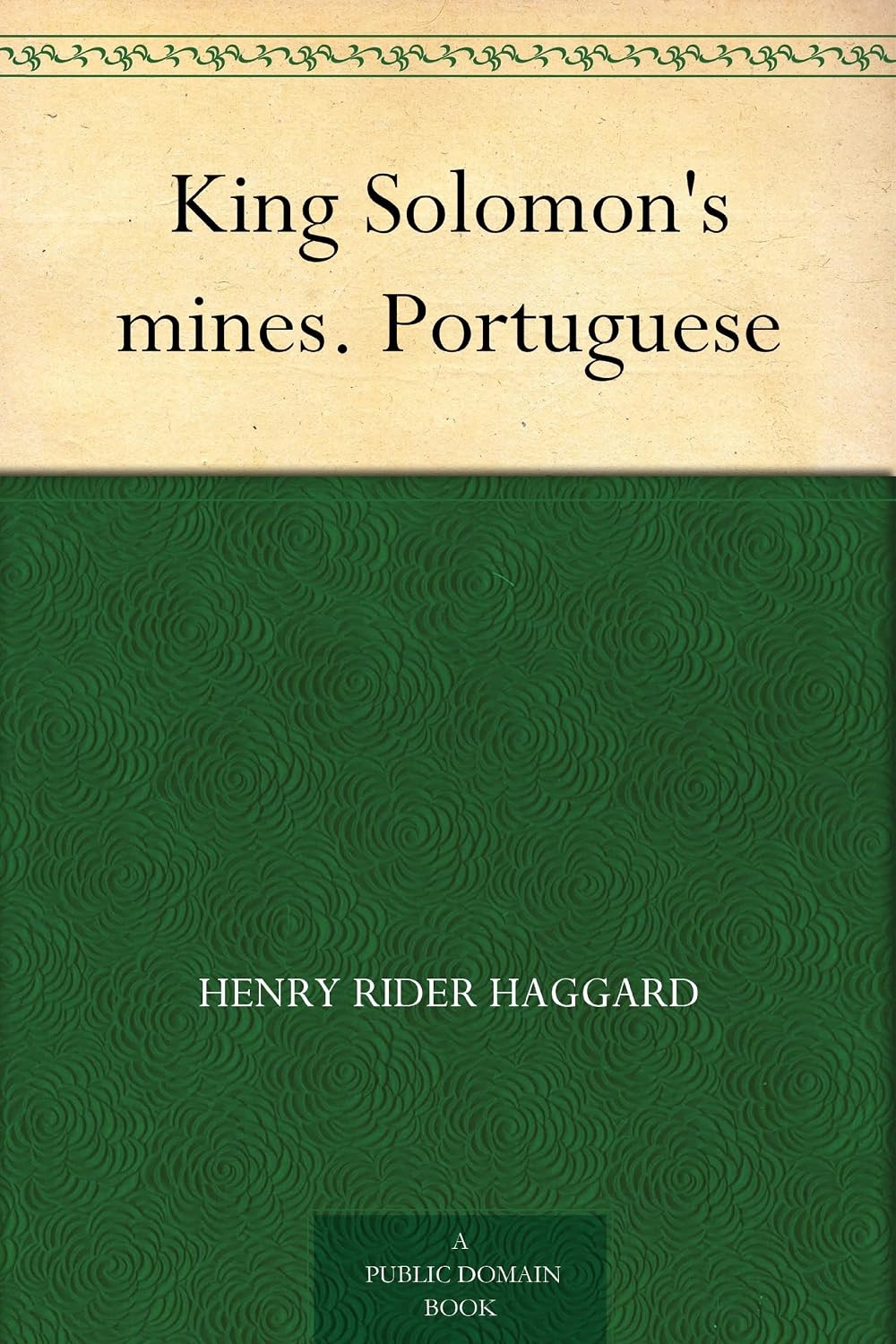 King Solomon's mines. Portuguese baixar o livro de graça