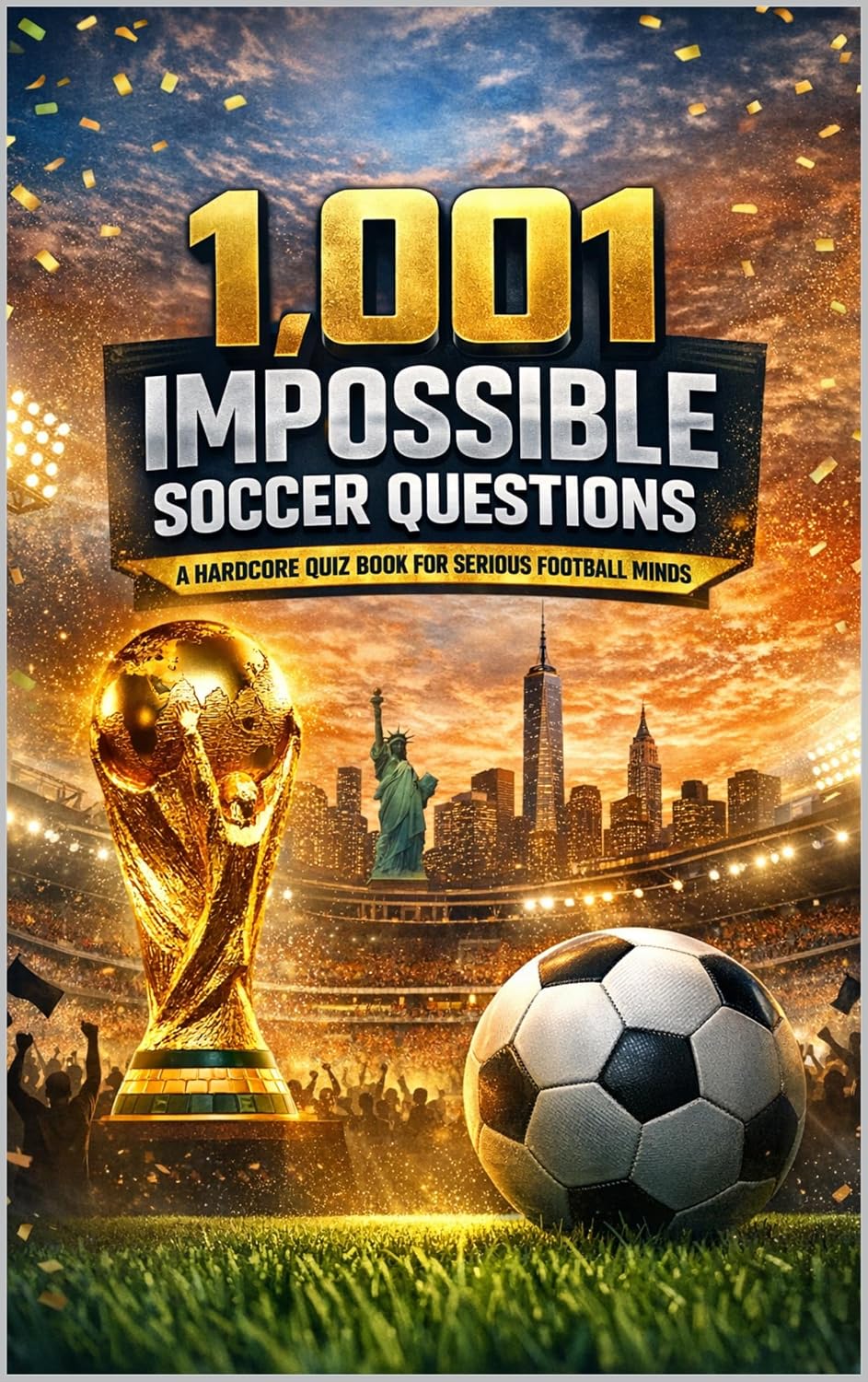 ler totalmente 1001 Impossible Soccer Questions: A Hardcore Quiz Book for Serious Football Minds (English Edition)