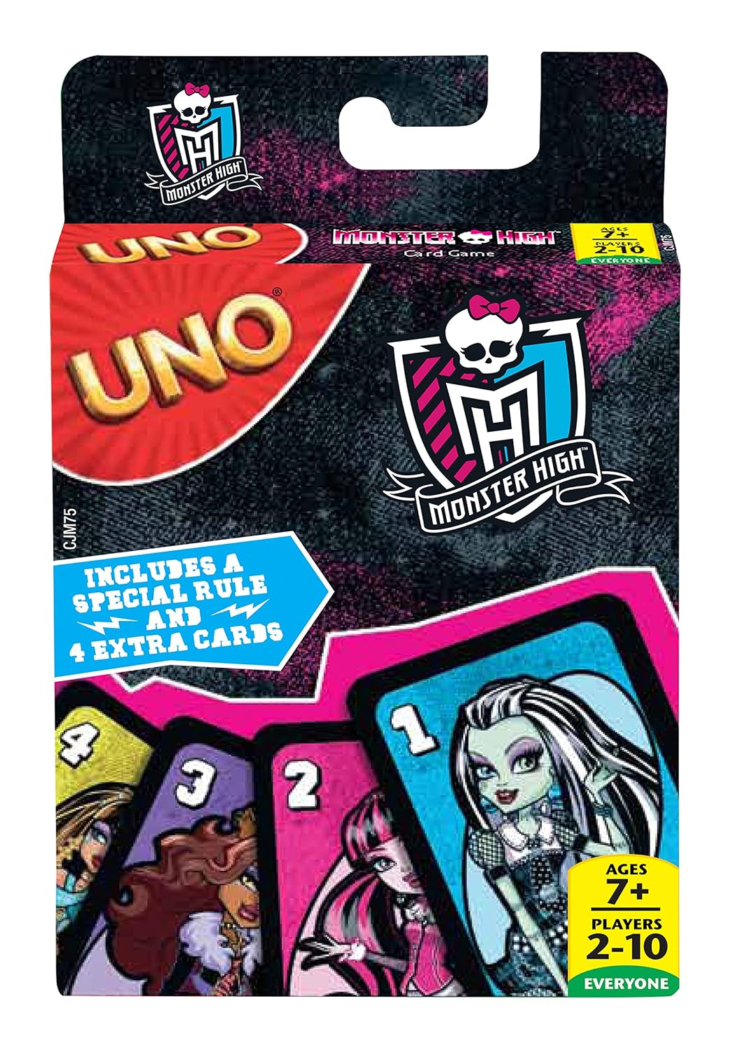 capítulo por capítulo baixar UNO Monster High: Jogo de Cartas, Tema Fantasia, Idade 8 - 14 Anos, Caixa com 1 Cartão