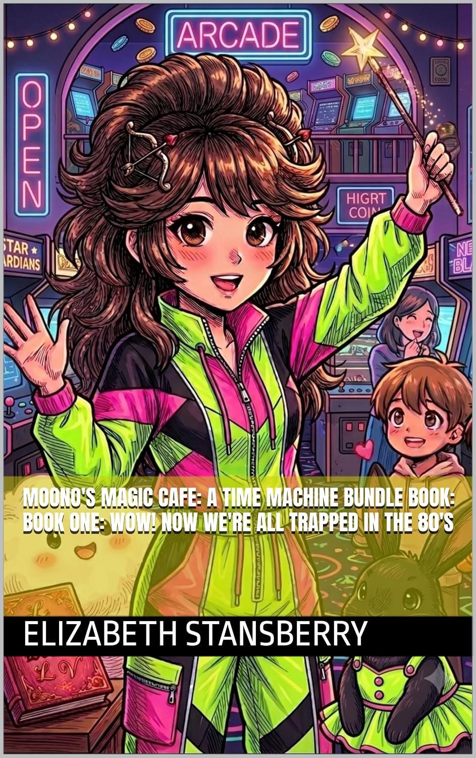 capítulo por capítulo baixar Moono's magic cafe: a time machine bundle book: book one: wow! Now we're all trapped in the 80's (English Edition)