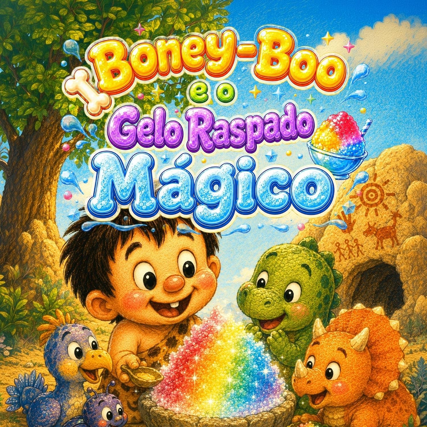 Boney-Boo e o Gelo Raspado Mágico: Uma doce aventura de verão sobre amizade, criatividade e a alegria de compartilhar (Boney-Boo (Edição em Português) Livro 12) baixar livro de graça