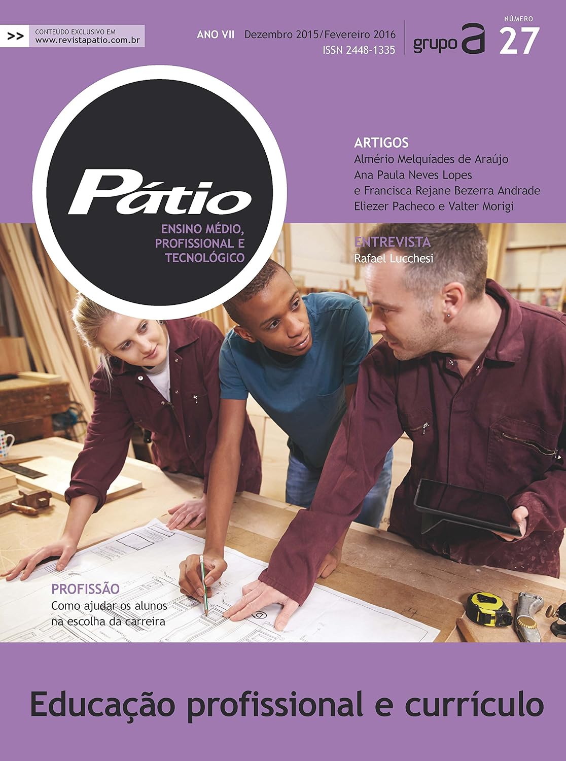 Revista Pátio Ensino Médio, Profissional e Tecnológico 27 - Educação profissional e currículo (PEMPT) baixar livro de graça