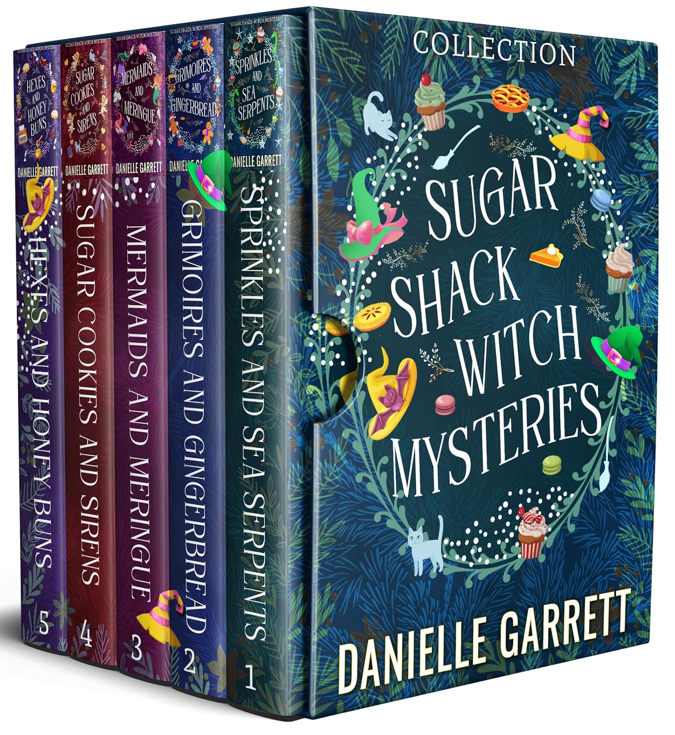 ler totalmente Sugar Shack Witch Mysteries Boxed Set: Books 1-5 (English Edition)