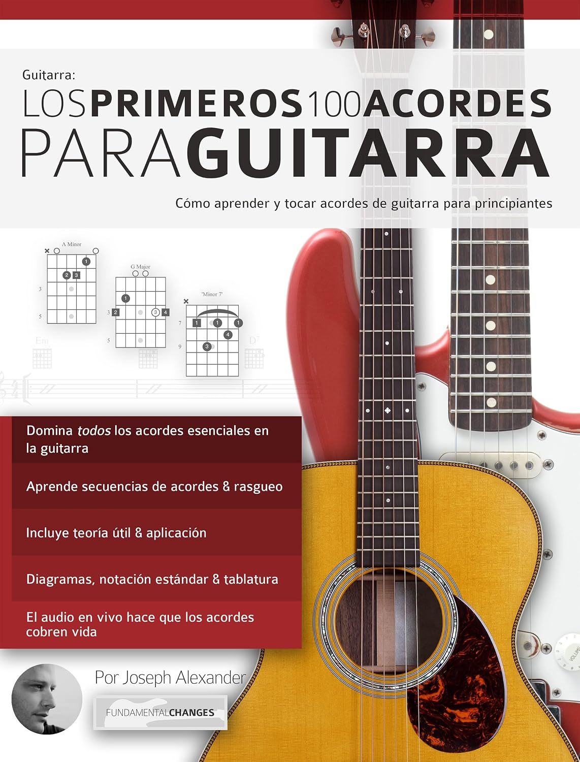 Guitarra: Los primeros 100 acordes para guitarra: Cómo aprender y tocar acordes de guitarra para principiantes (Spanish Edition) baixar o livro de graça