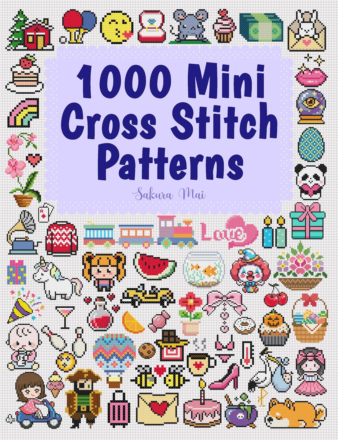 capítulo por capítulo baixar 1000 Mini Cross Stitch Patterns: Small & Tiny Cross Stitch Patterns Perfect for Beginners – Bookmarks, Ornaments, Pins & More! (English Edition)
