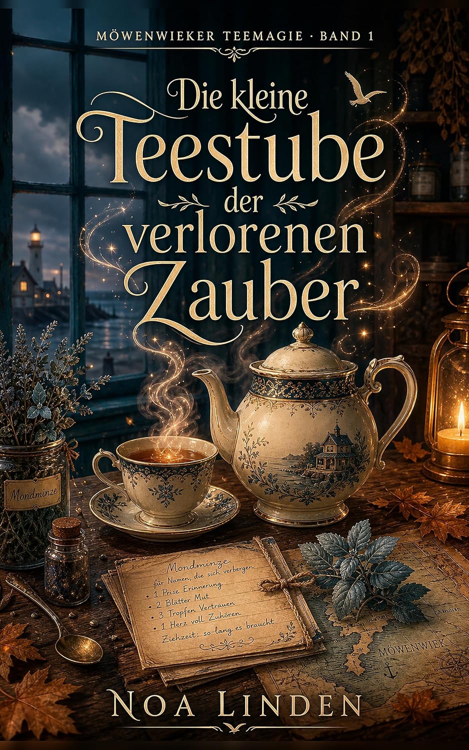 ler totalmente Die kleine Teestube der verlorenen Zauber: Eine Cozy-Fantasy-Romance über Teemagie, verlorene Namen und ein Zuhause am Meer (Möwenwieker Teemagie 1) (German Edition)