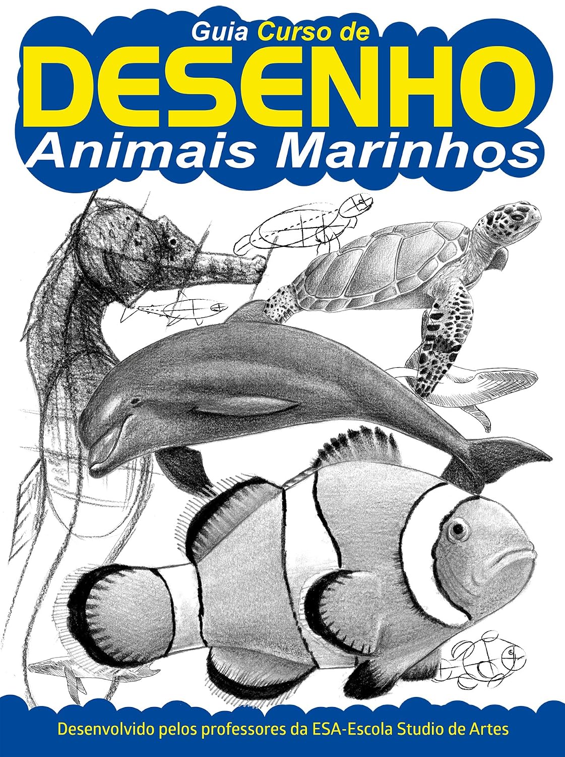 ler totalmente Guia Curso de Desenho - Animais Marinhos Ed.01