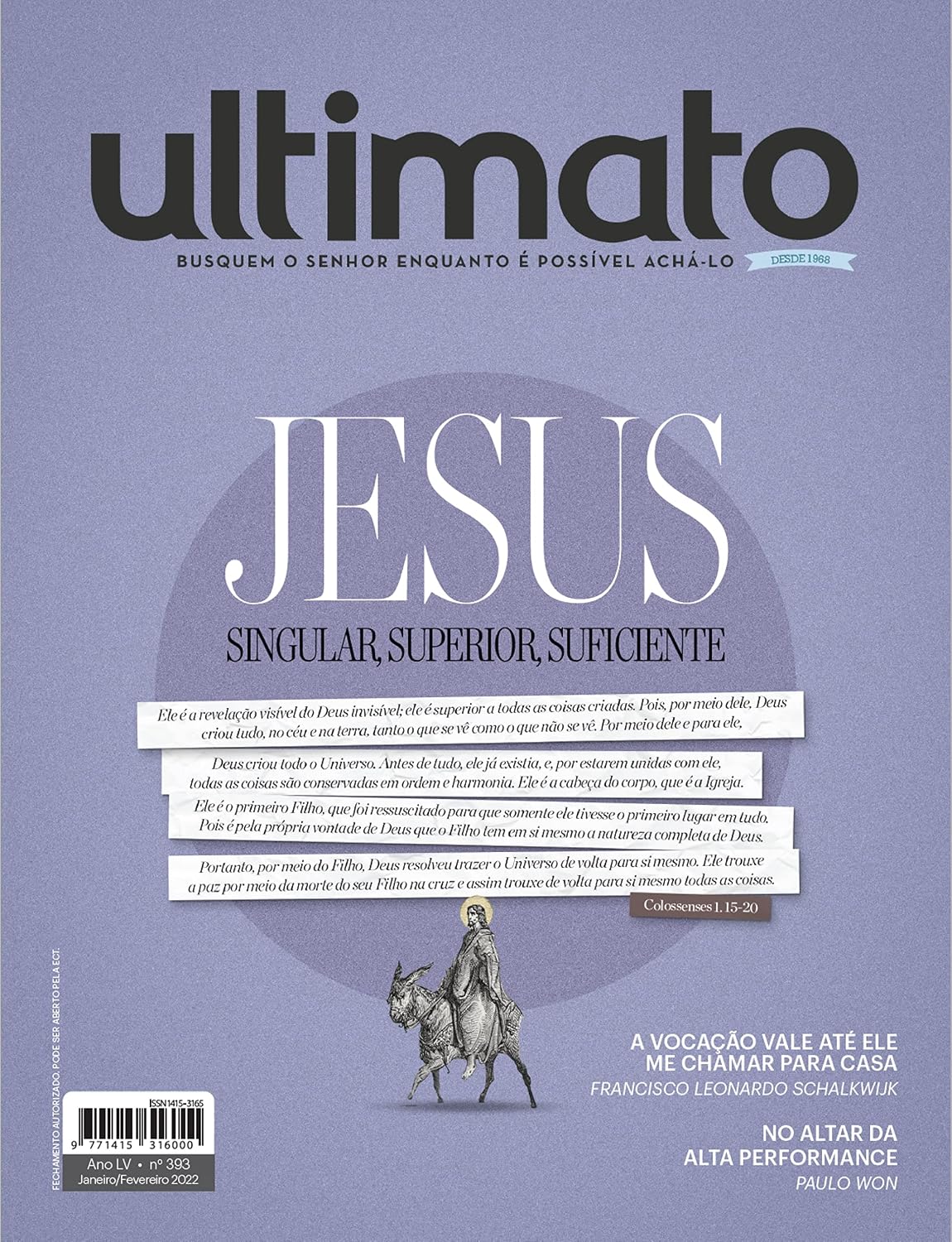 capítulo por capítulo baixar Revista Ultimato 393: Jesus: singular, superior, suficiente (Jan/Fev 2022)