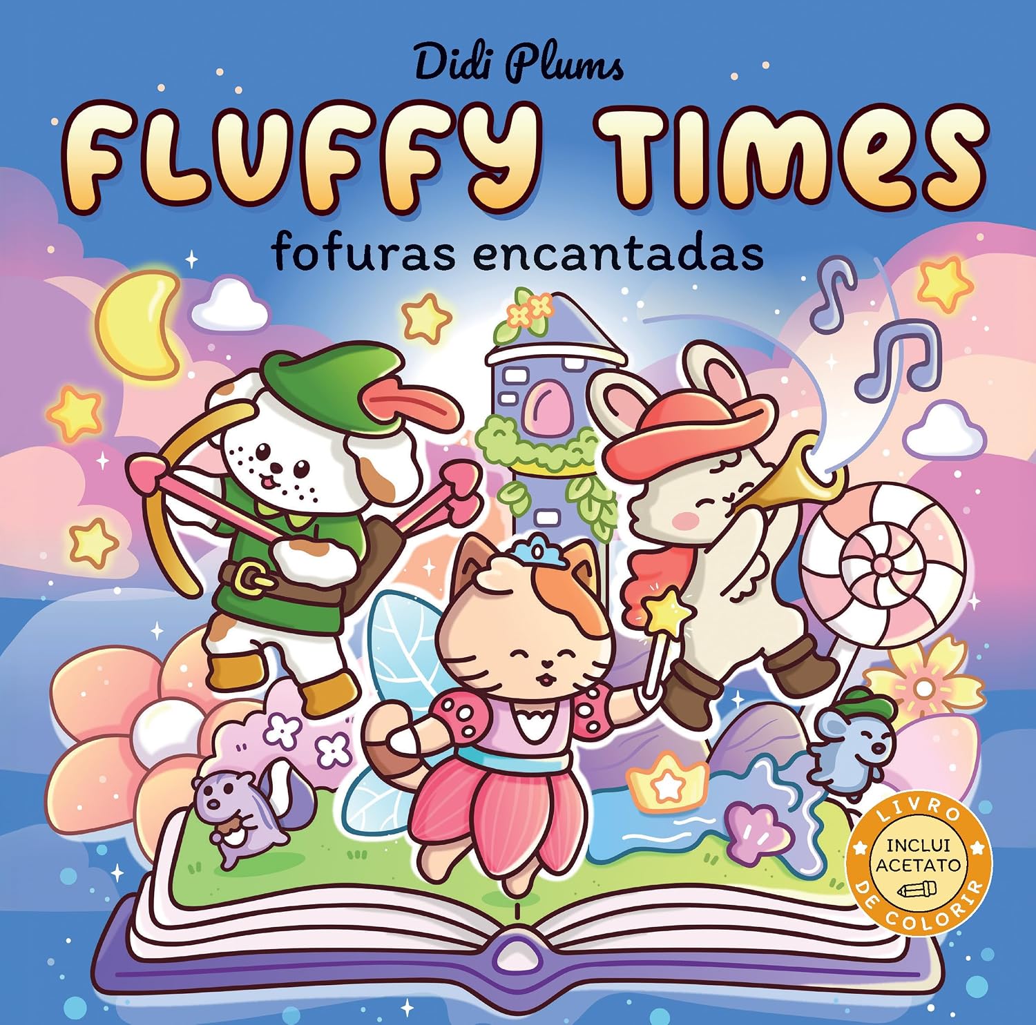 Fofuras encantadas (Livro de colorir Fluffy Times) baixar o livro de graça