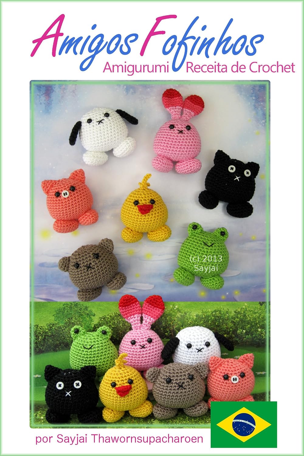 Amigos Fofinhos Amigurumi Receita de Crochet (Receitas Fáceis de Bonecas em Crochet Livro 8) baixar o livro de graça