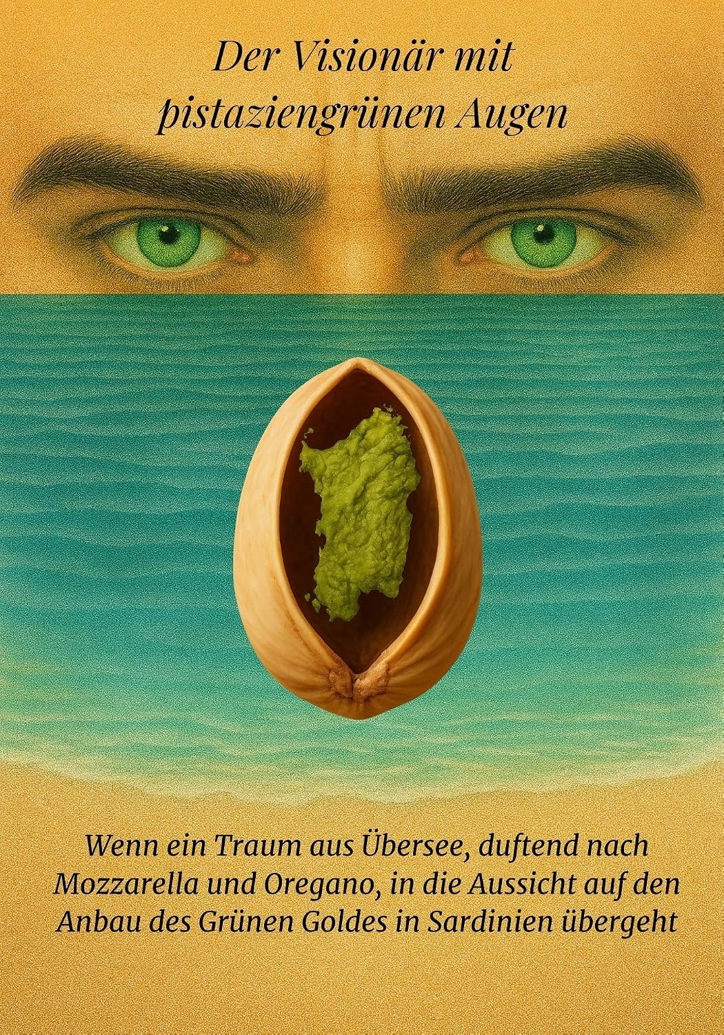 Der Visionär mit pistaziengrünen Augen: Wenn ein Traum aus Übersee, duftend nach Mozzarella und Oregano, in die Aussicht auf den Anbau des Grünen Goldes in Sardinien übergeht (German Edition) baixar o livro de graça