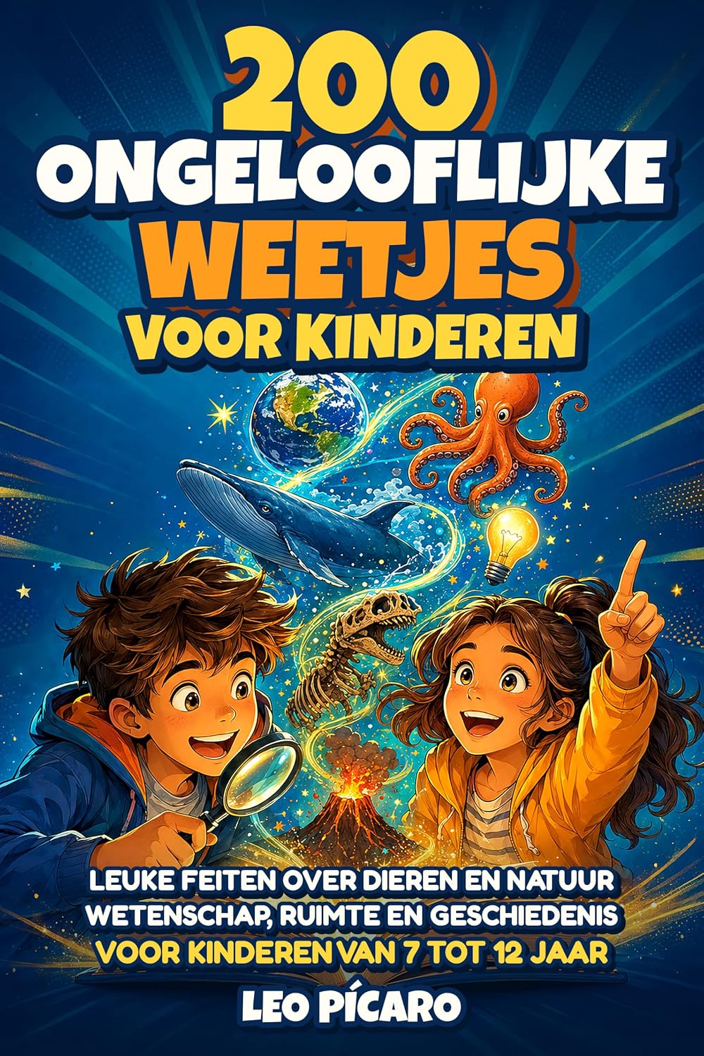 ler totalmente 200 Ongelooflijke Weetjes voor Kinderen: Leuke feiten over dieren en natuur, wetenschap, ruimte en geschiedenis voor kinderen van 7 tot 12 jaar (Dutch Edition)