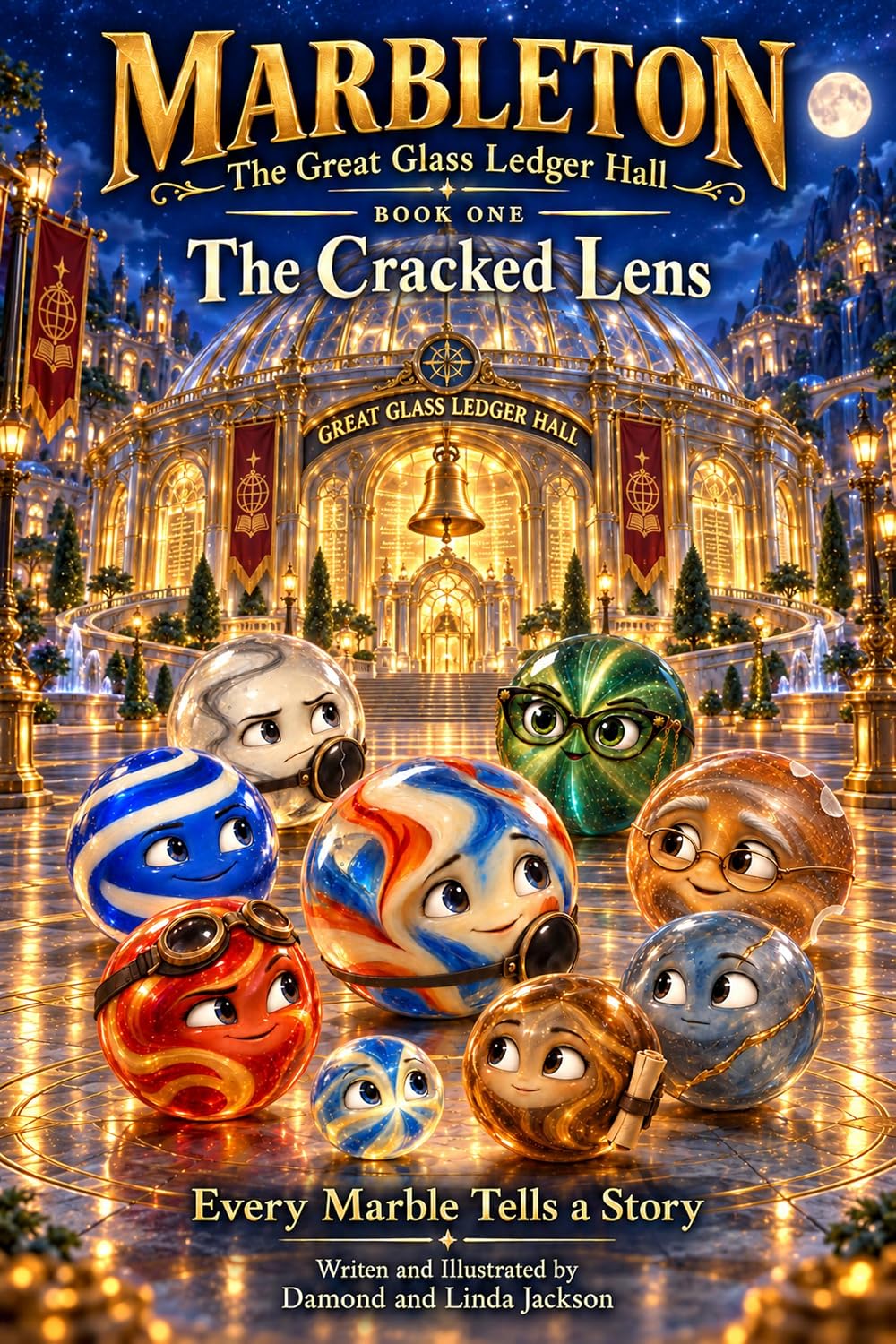 ler totalmente Marbleton: The Great Glass Ledger: Book 1: The Cracked Lens (English Edition)