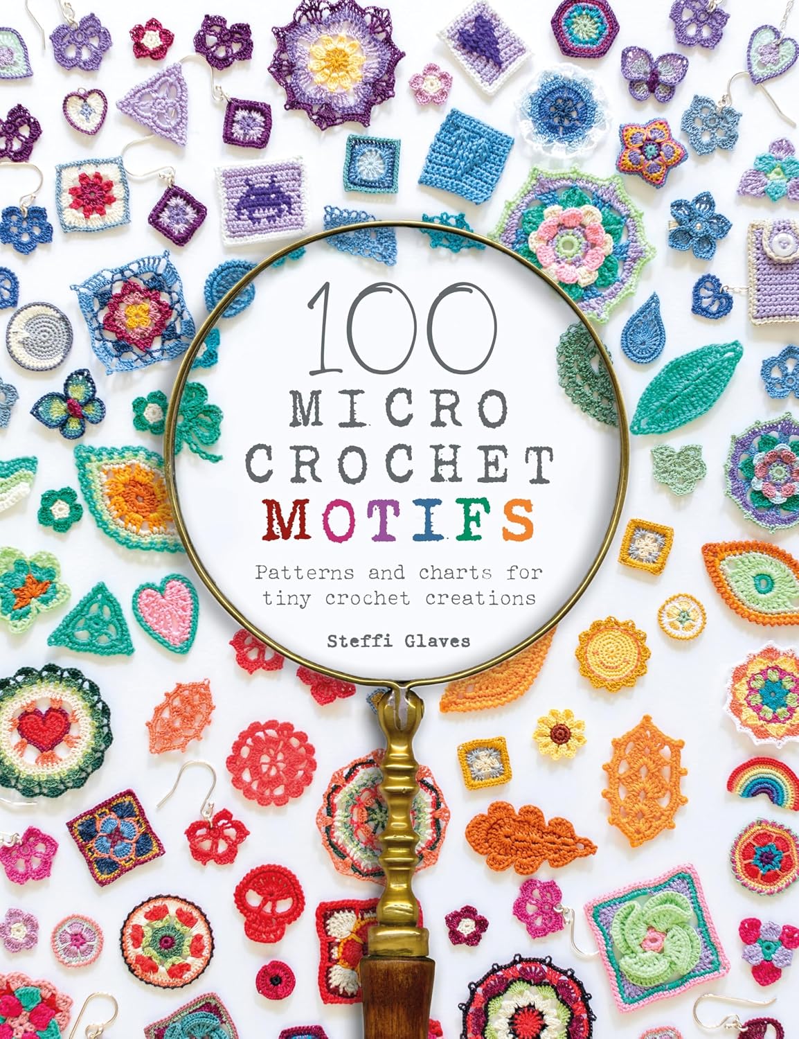 ler totalmente 100 Micro Crochet Motifs: Patterns and charts for tiny crochet creations (English Edition)