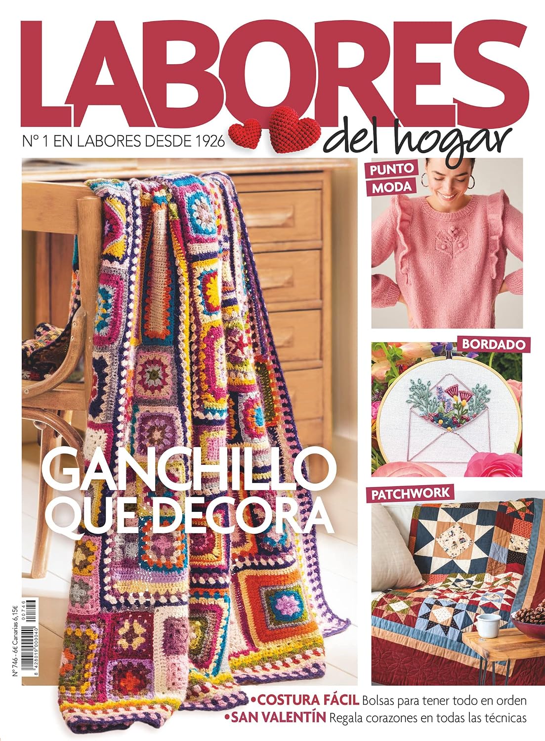 Labores #746 | GANCHILLO QUE DECORA (Spanish Edition)