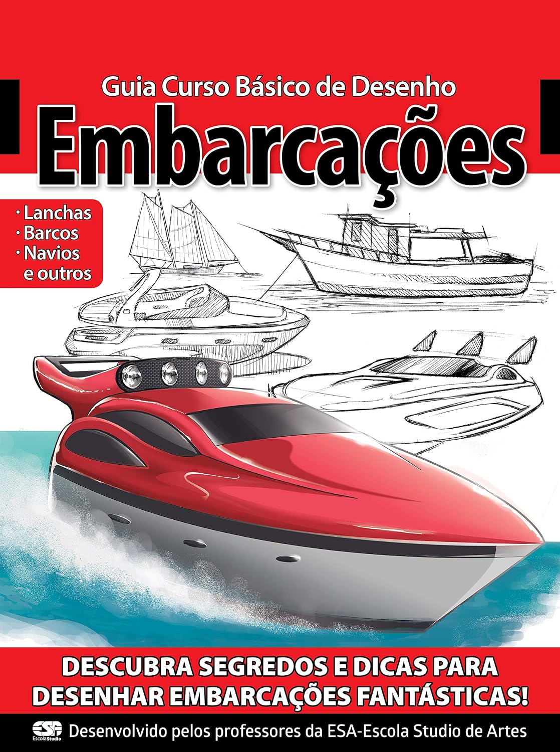 ler totalmente Guia curso básico de desenho - Embarcações