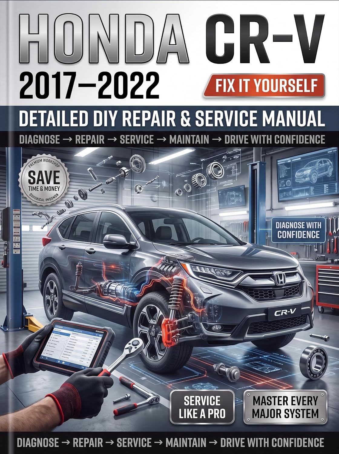 HONDA CR-V 2017–2022 Detailed DIY Repair & Service Manual: The Complete Step-by-Step Guide to Maintenance, Diagnostics, and Overhauls—Comprehensive Global... Every LX, EX, Touring, VTi (English Edition) baixar o livro de graça