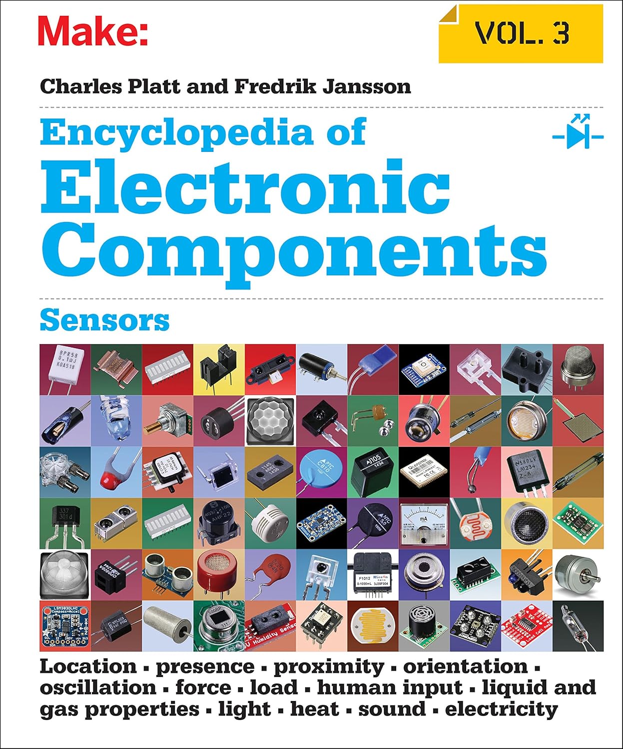 Encyclopedia of Electronic Components Volume 3: Light, Sound, Heat, Motion, Ambient, and Electrical Sensors: Sensors for Location, Presence,...... Light, Heat, Sound, and Electricity baixar livro de graça