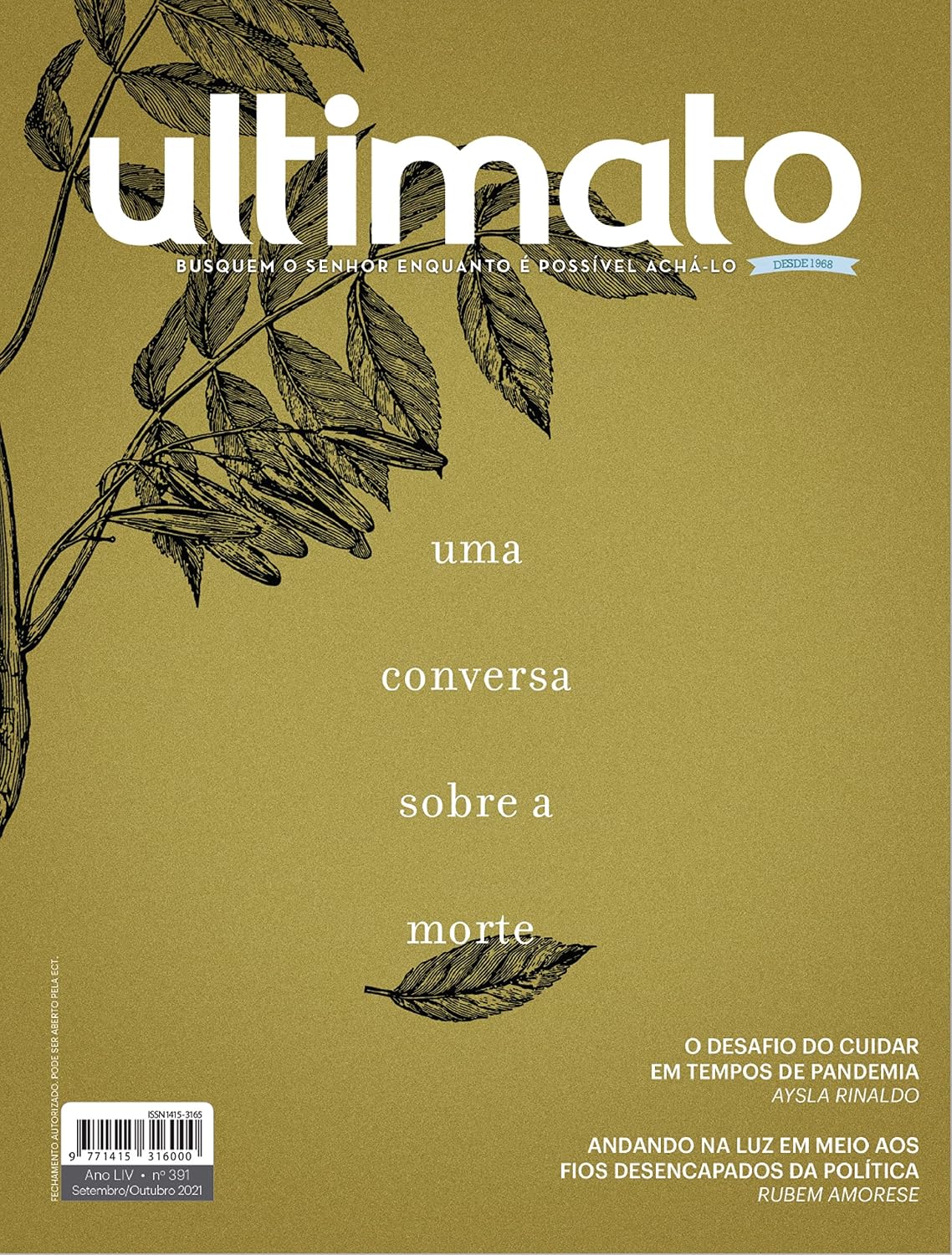 ler totalmente Revista Ultimato 391: Uma conversa sobre a morte (Set/Out 2021)