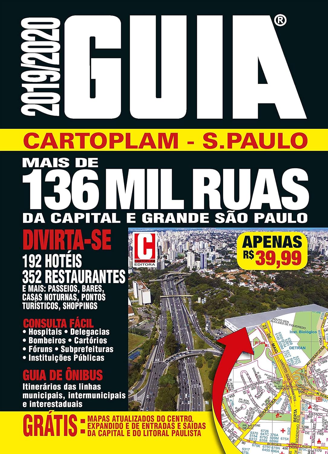 ler totalmente Guia Cartoplam Ruas São Paulo 2019/2020