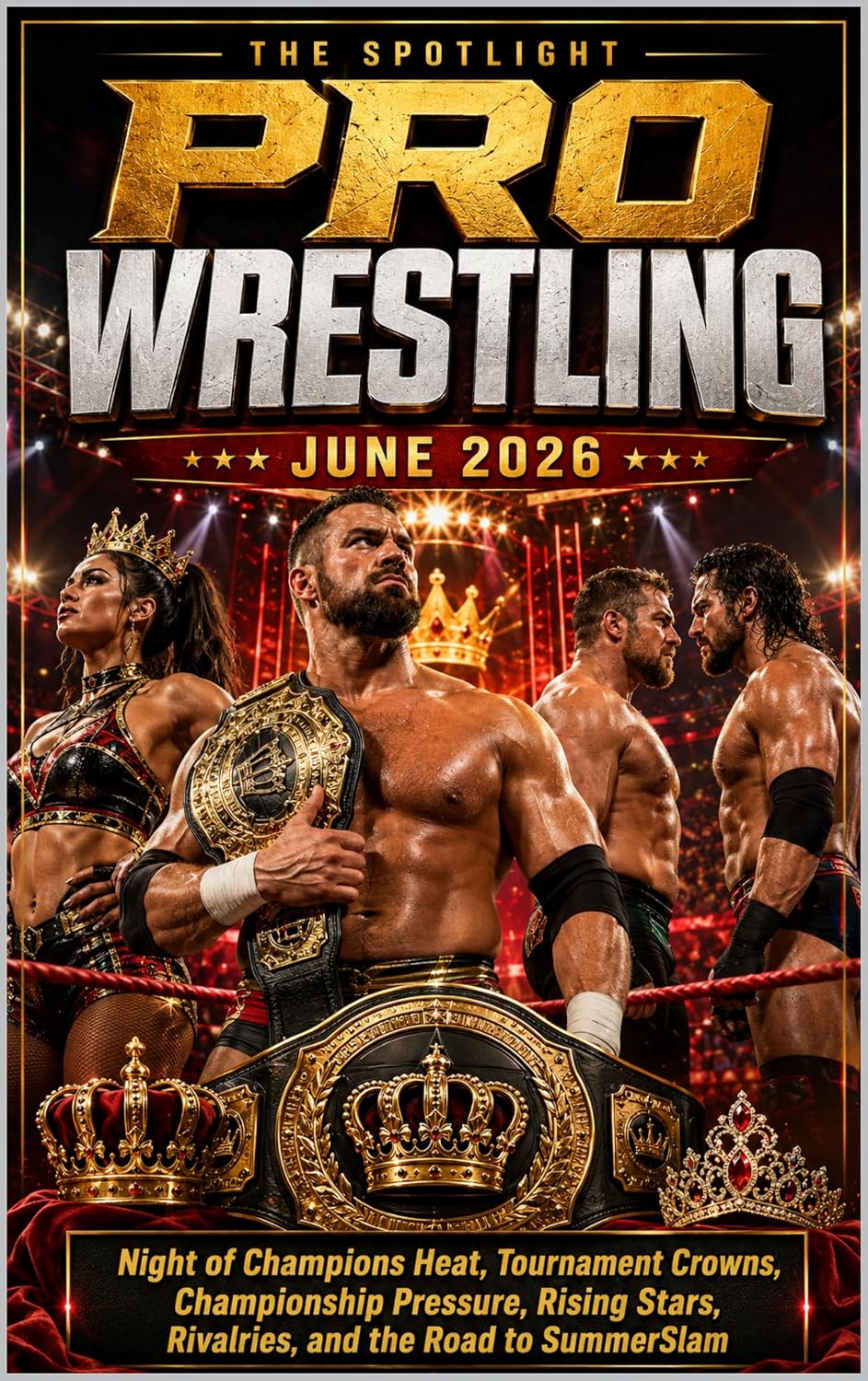 ler totalmente THE SPOTLIGHT PRO WRESTLING JUNE 2026: Night of Champions Heat, Tournament Crowns, Championship Pressure, Rising Stars, Rivalries, and the Road to SummerSlam (English Edition)
