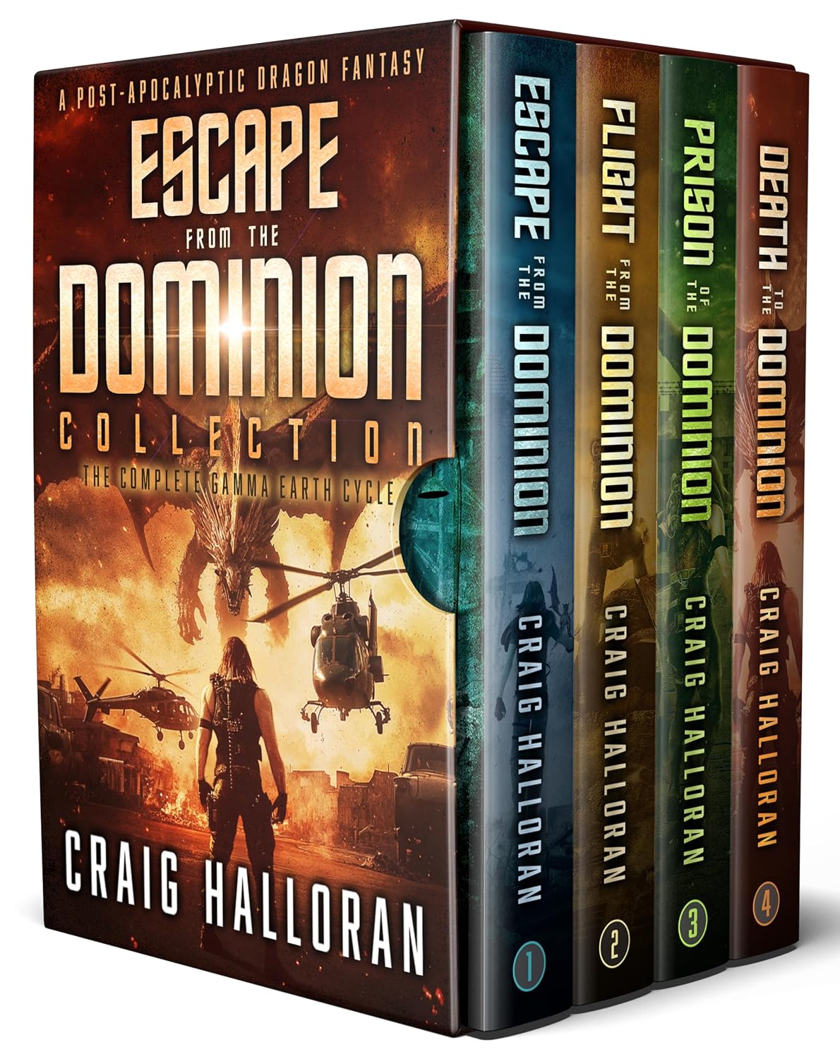 Escape from the Dominion Collection (A Post-Apocalyptic Dragon Fantasy): The Complete Gamma Earth Cycle Series (English Edition) baixar o livro de graça