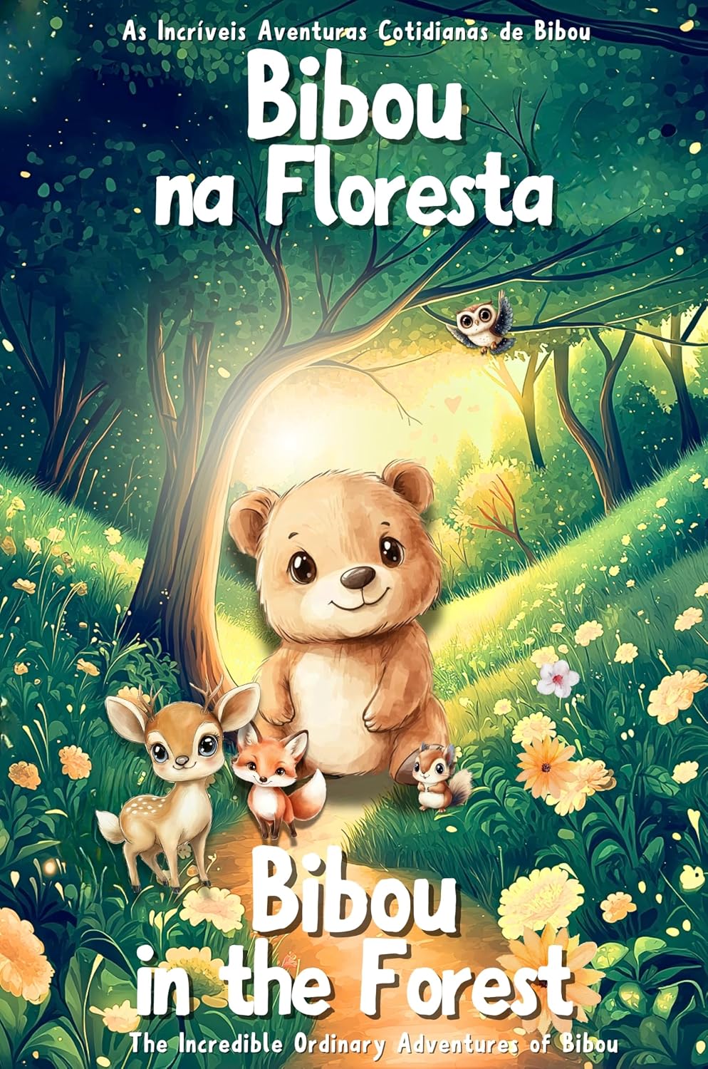 capítulo por capítulo baixar Bibou na Floresta | Bibou in the Forest: Livro Infantil Bilíngue Português-Inglês para Crianças 2-4 Anos | English–Portuguese Bilingual Picture Book for... Incríveis Aventuras Cotidianas de Bibou)