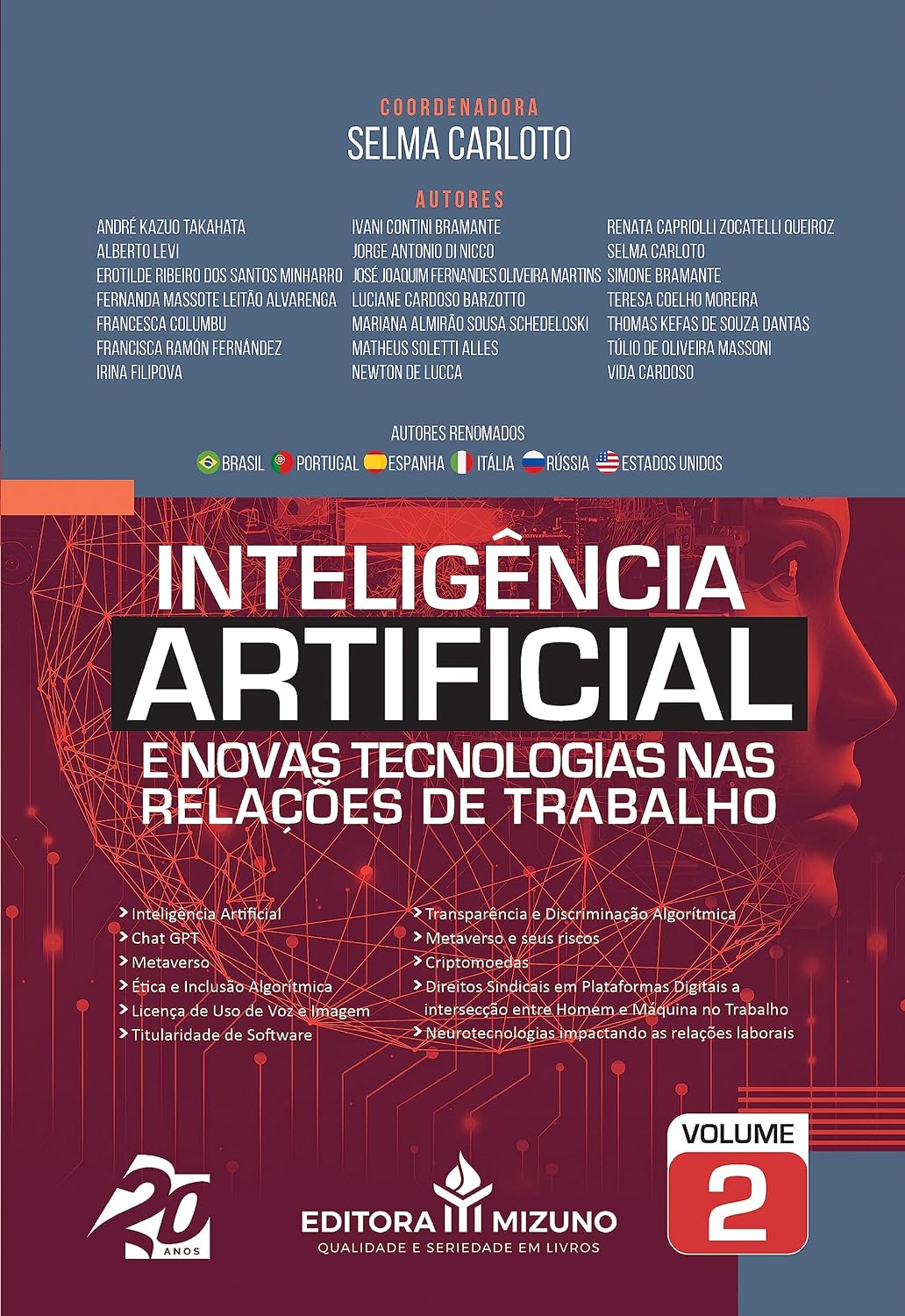 Inteligência Artificial e Novas Tecnologias nas Relações de Trabalho (Volume 2)