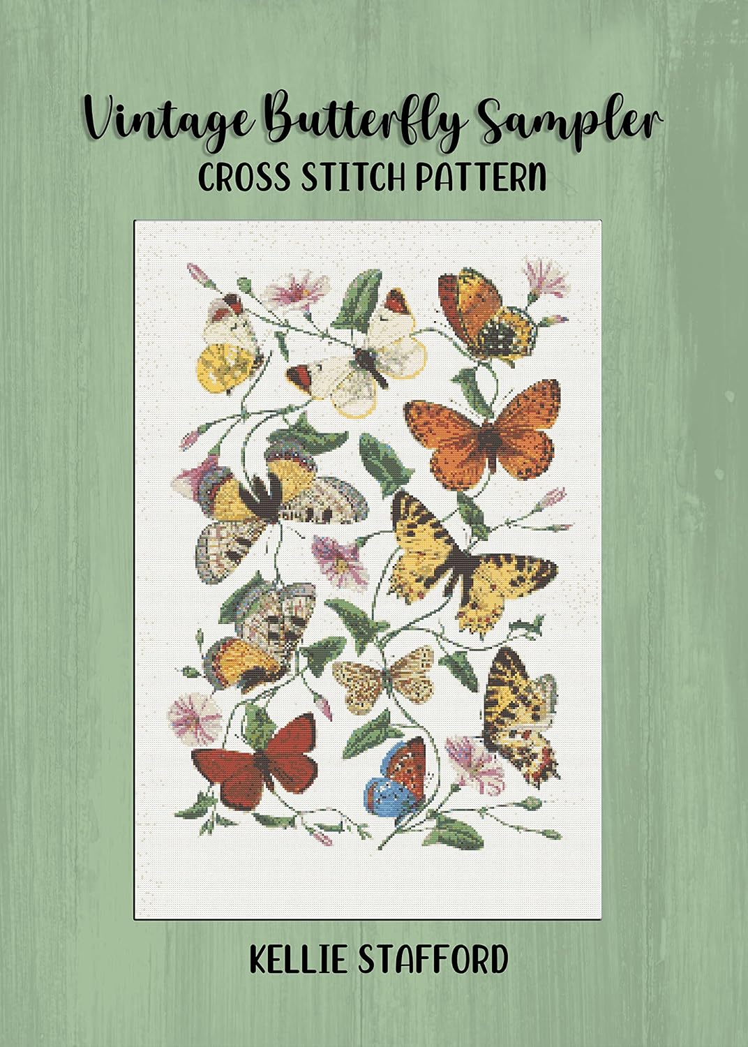 Vintage Butterfly Sampler Cross Stitch Pattern (English Edition) baixar livro de graça
