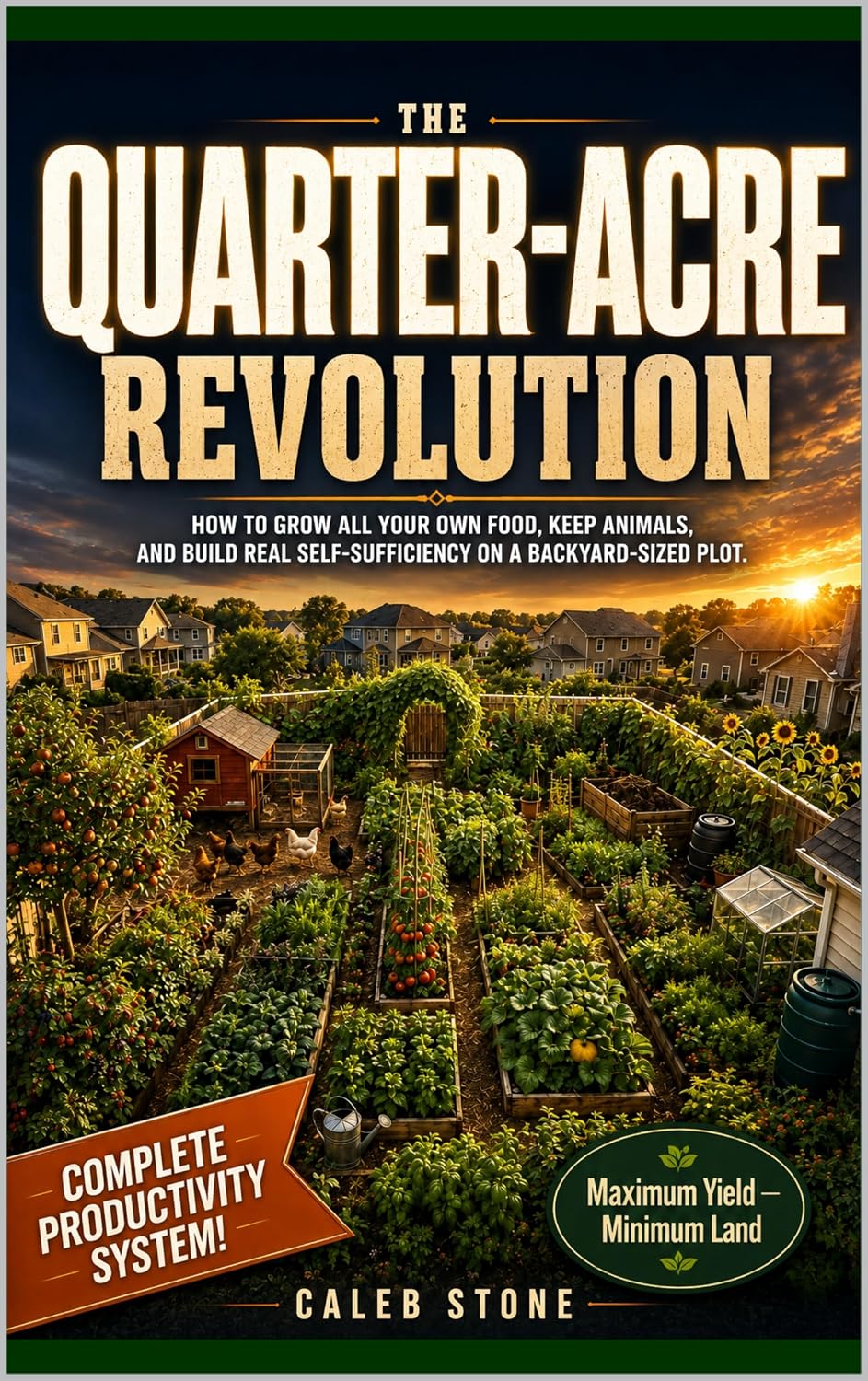 The Quarter-Acre Revolution: How to Grow All Your Own Food, Keep Animals, and Build Real Self-Sufficiency on a Backyard-Sized Plot — The Complete System... on Minimum Land (English Edition) baixar o livro de graça