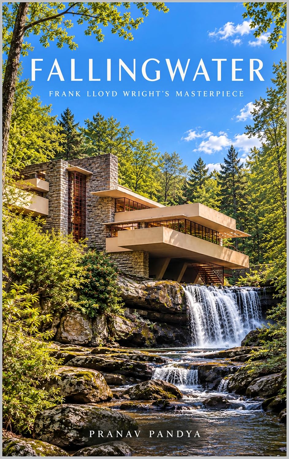 capítulo por capítulo baixar FALLINGWATER Frank Lloyd Wright’s Masterpiece: Oversized 8.25 x 11 Coffee Table Book with 42 full-page, full color Visual Plates (English Edition)