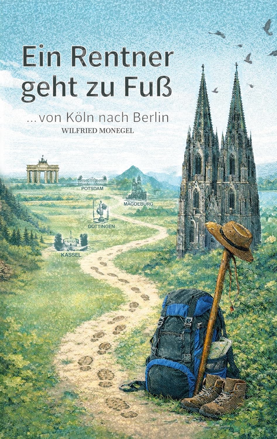ler totalmente Ein Rentner geht zu Fuß: von Köln nach Berlin (German Edition)