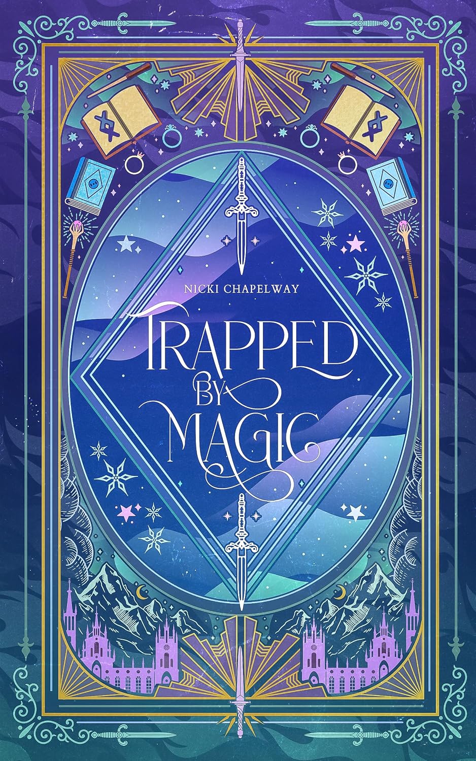 ler totalmente Trapped by Magic: An Enemies to Lovers Fake Engagement Romance (English Edition)
