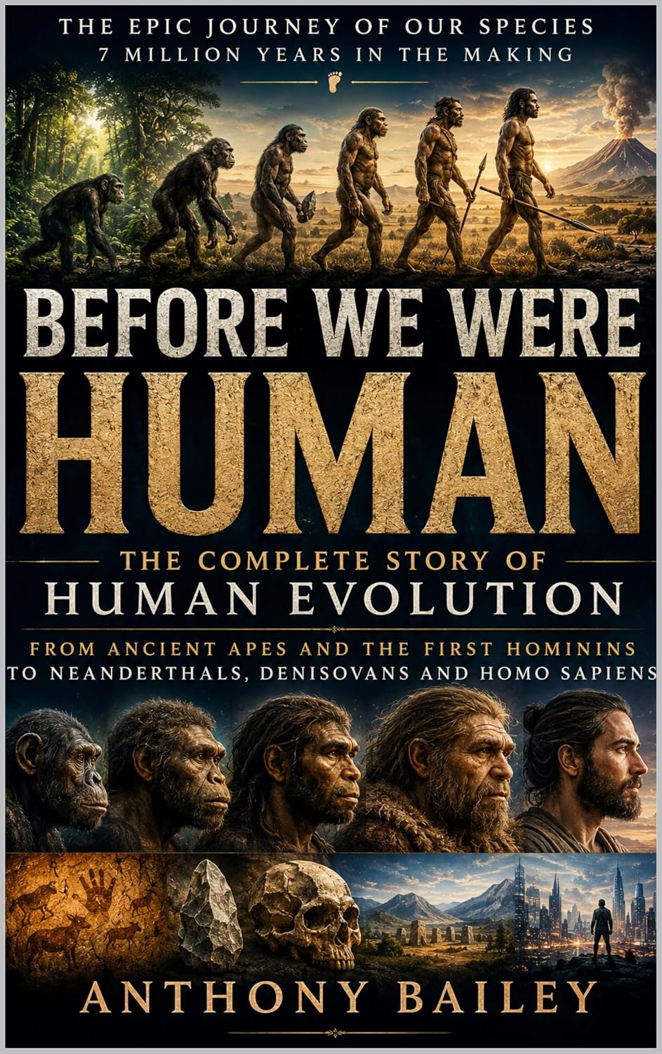 ler totalmente Before We Were Human The Complete Story of Human Evolution — From Ancient Apes and the First Hominins to Neanderthals, Denisovans and Homo sapiens (English Edition)