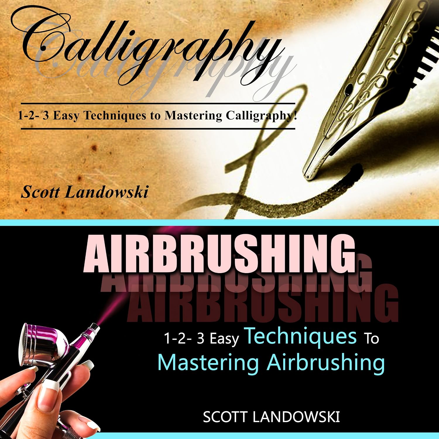 capítulo por capítulo baixar Calligraphy & Airbrushing: 1-2-3 Easy Techniques to Mastering Calligraphy & 1-2-3 Easy Techniques to Mastering Airbrushing