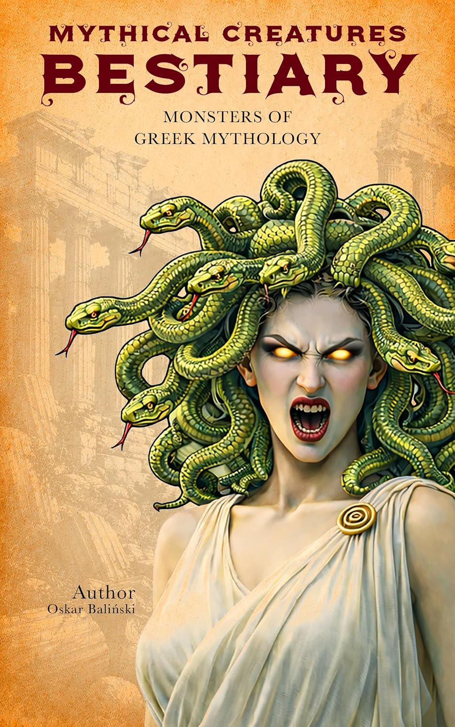 ler totalmente Mythical Creatures Bestiary: Monsters of Greek Mythology: Illustrated Encyclopedia of Legendary Beasts like Medusa, Minotaur, Cerberus and Other Beings of Ancient Greece (English Edition)