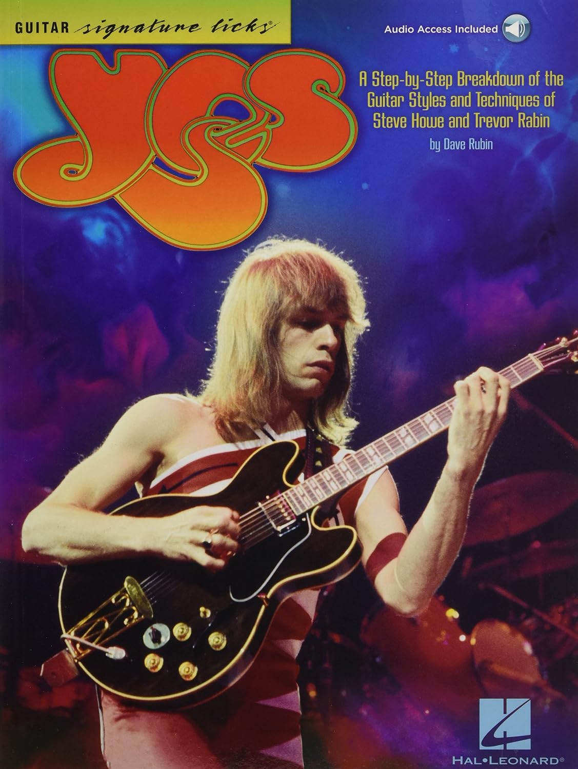 ler totalmente Yes - Guitar Signature Licks: A Step-By-Step Breakdown of the Guitar Styles and Techniques of Steve Howe and Trevor Rabin