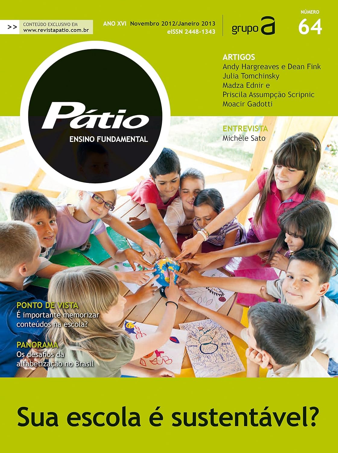 Revista Pátio Ensino Fundamental 64: Sua escola é sustentável? (PEF) baixar livro de graça