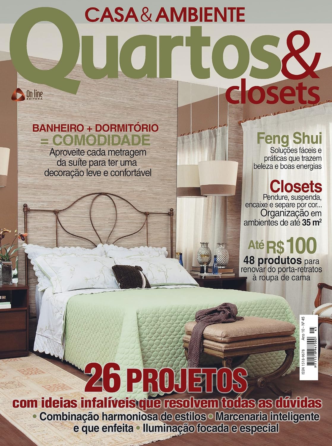 Soluções Fáceis e Práticas que trazem Beleza e Bem Estar: Casa & Ambiente - Quartos & Closets Edição 45 baixar livro de graça